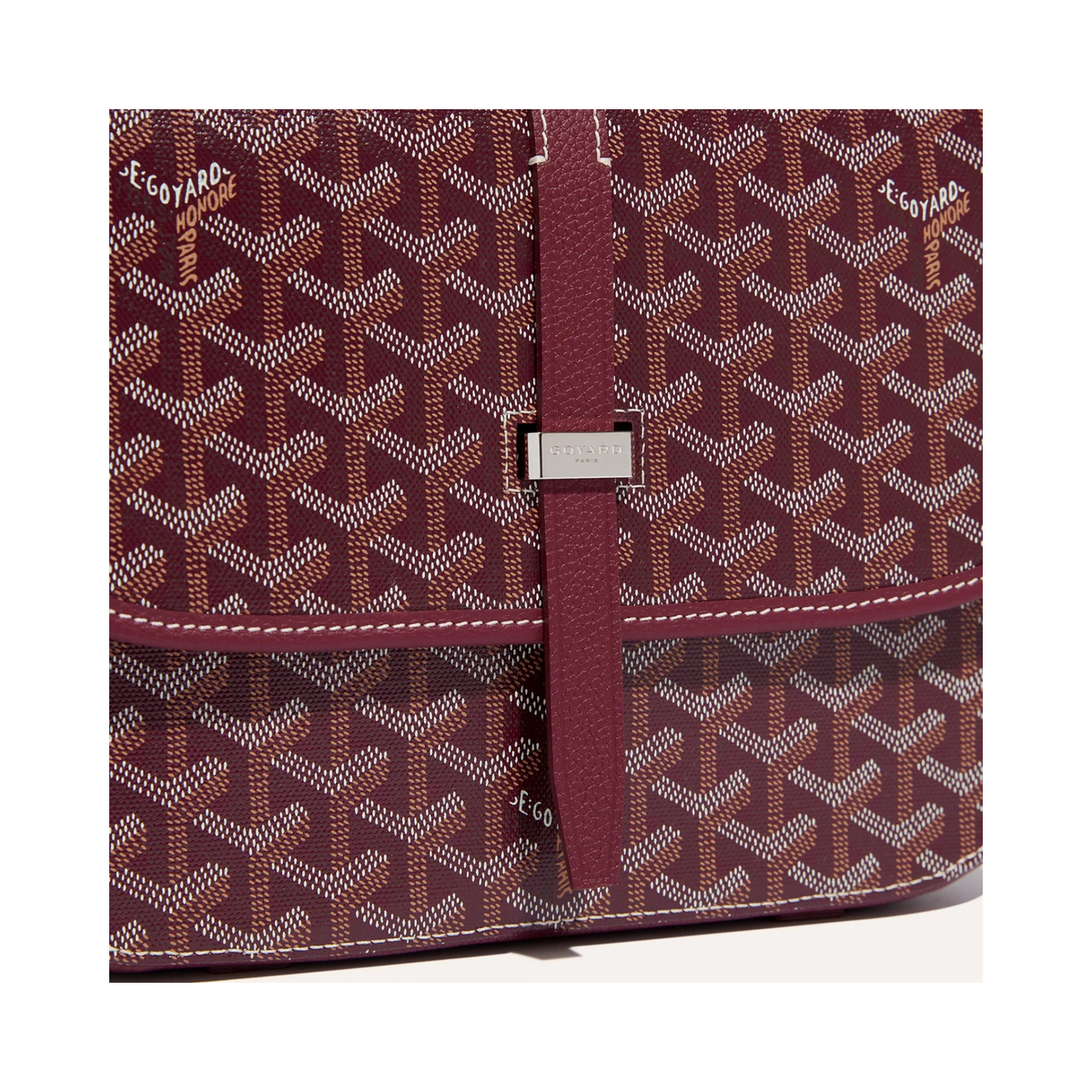Goyard Belvedere PM Burgundy Crossbody Bag