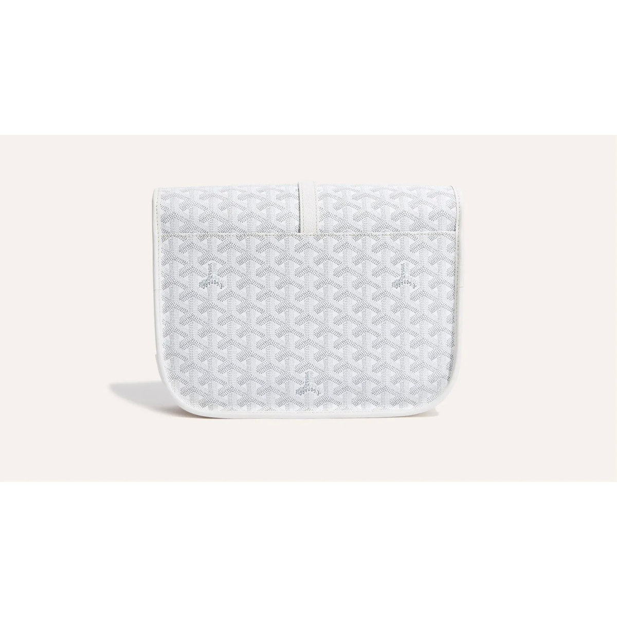 Goyard Belvedere White Crossbody Bag