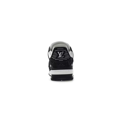 Louis Vuitton LV Trainer Black White Denim Sneakers