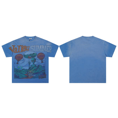 Valeforever Vale T Shirts Direct Spray Maliu Wash Short Sleeves