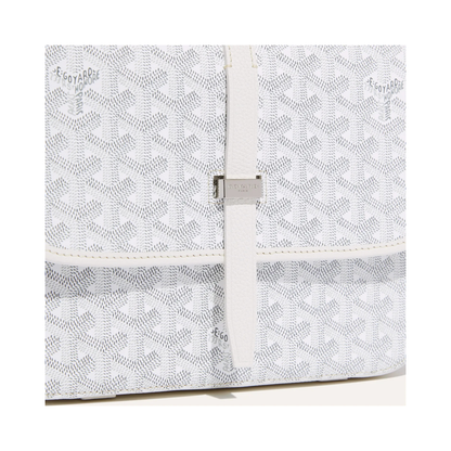 Goyard Belvedere White Crossbody Bag