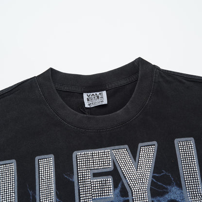 Valeforever Vale T Shirts Direct Injection Hotfix rhinestones Short Sleeves