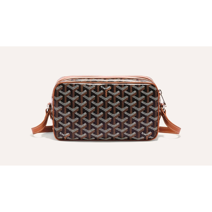 Goyard Cap-Vert PM Black Tan Crossbody Bag