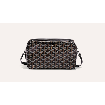 Goyard Cap-Vert PM Classic Black Tan Crossbody Bag