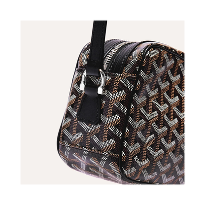 Goyard Cap-Vert PM Classic Black Tan Crossbody Bag