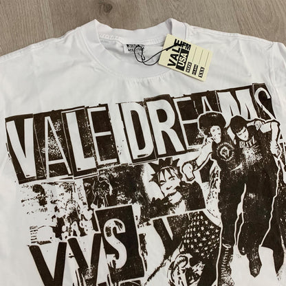 Valeforever Vale T Shirts White Ink DTG