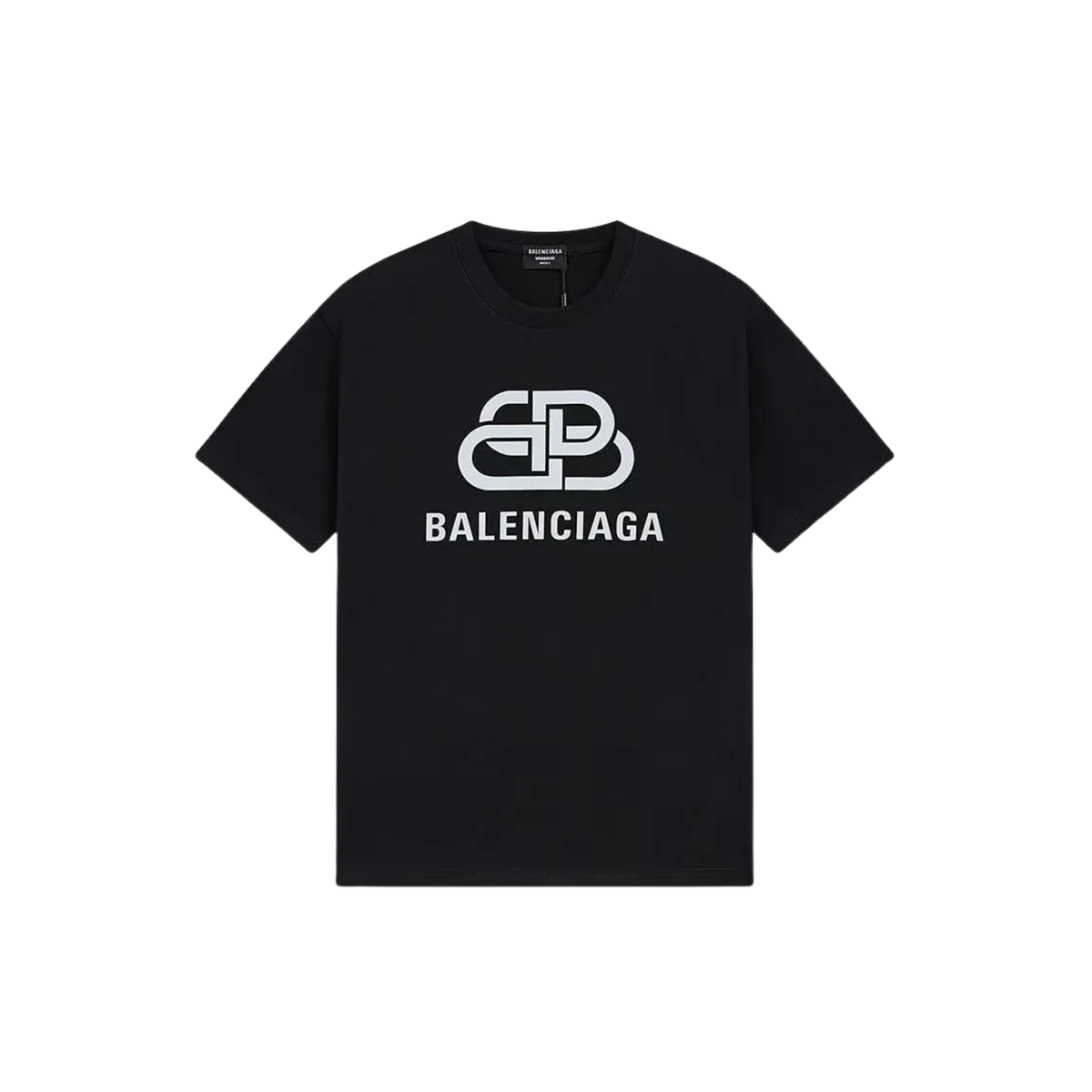 Balenciaga Unity Logo Oversized T-Shirt - Black