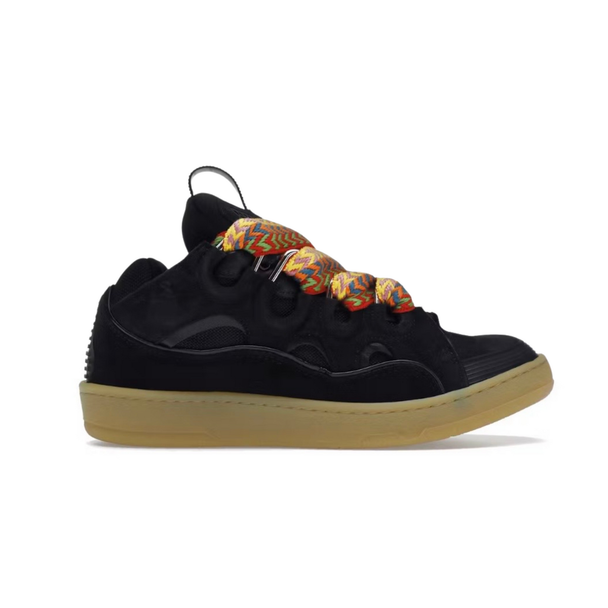 Lanvin Curb Black Gum Sneakers