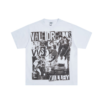 Valeforever Vale T Shirts White Ink DTG