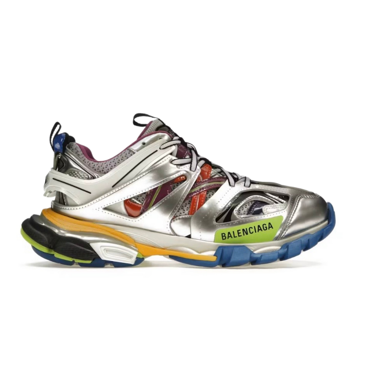 Balenciaga Track Sneakers - Silver Multicolor Edition