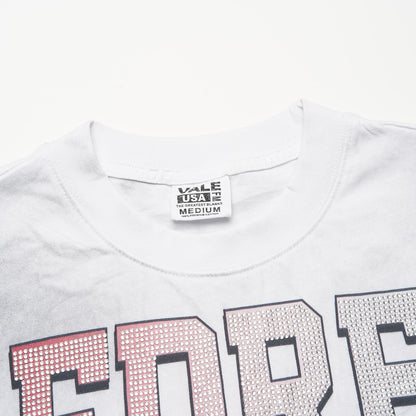 Valeforever Vale T Shirts Hotfix rhinestones Short Sleeves