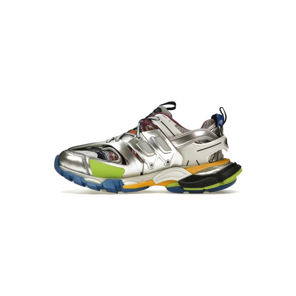 Balenciaga Track Sneakers - Silver Multicolor Edition