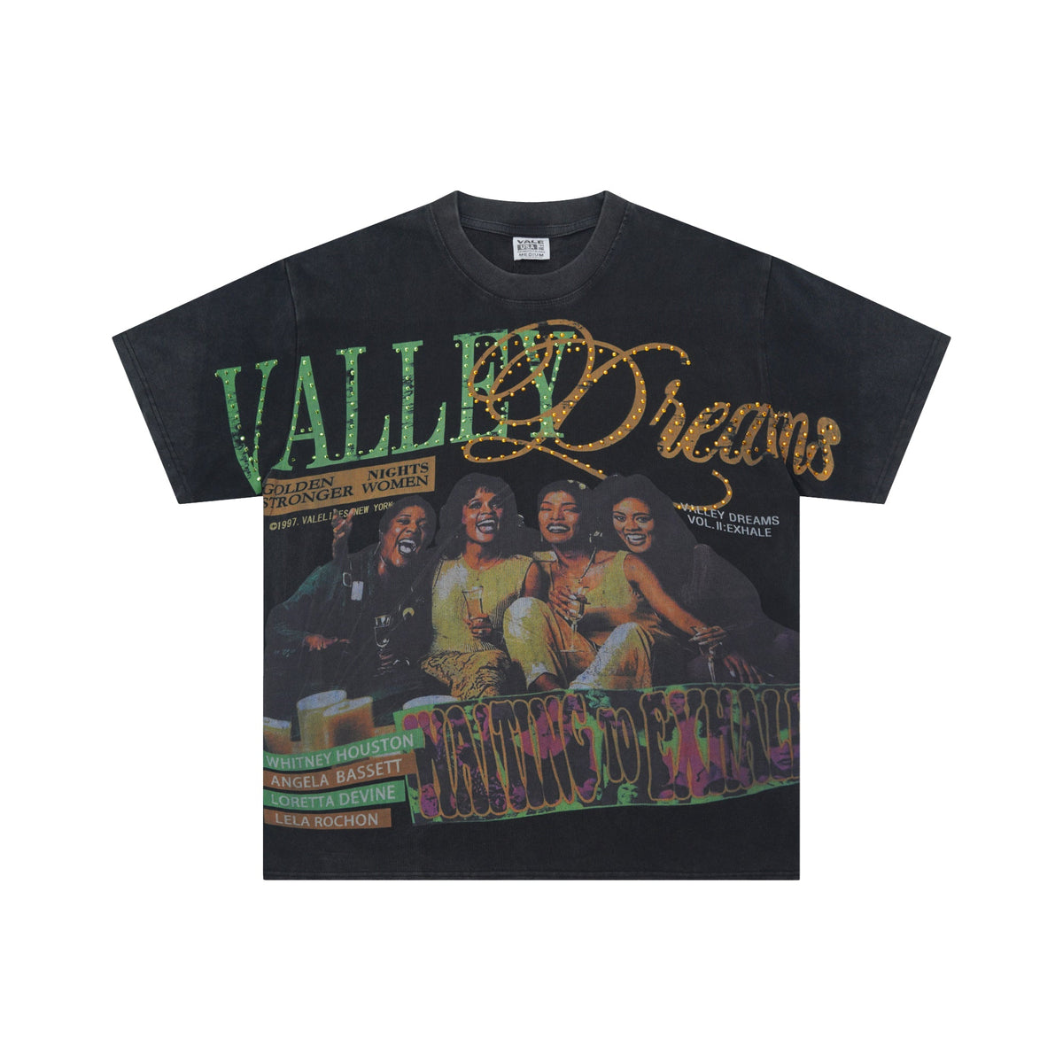 Valeforever Vale T Shirts Direct Injection Hotfix rhinestones Fashion Short Sleeves