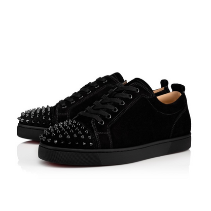 Christian Louboutin Louis Junior White Leather Sneakers