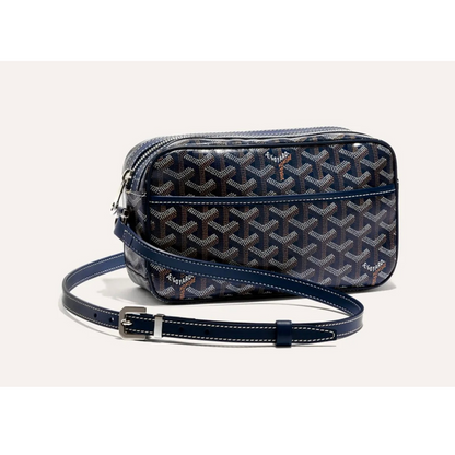 Goyard Cap-Vert PM Navy Blue Crossbody Bag