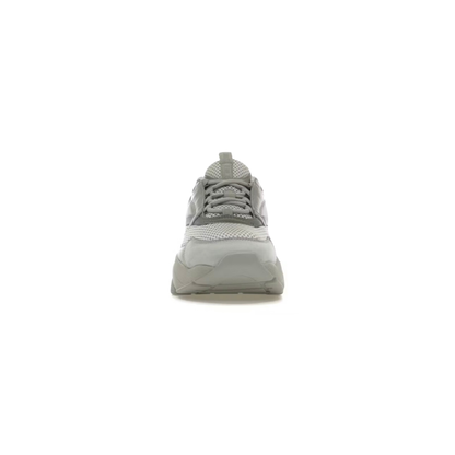 Dior B22 Light Grey Silver Mesh Leather Sneakers