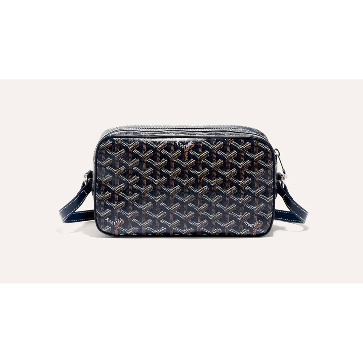 Goyard Cap-Vert PM Navy Blue Crossbody Bag