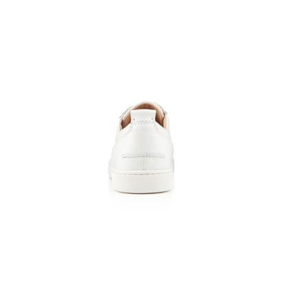 Christian Louboutin Spikes Triple White Sneakers