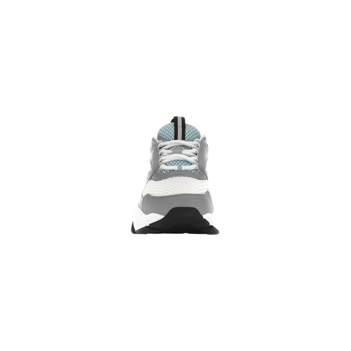 Dior B22 Grey Blue Mesh Leather Sneakers