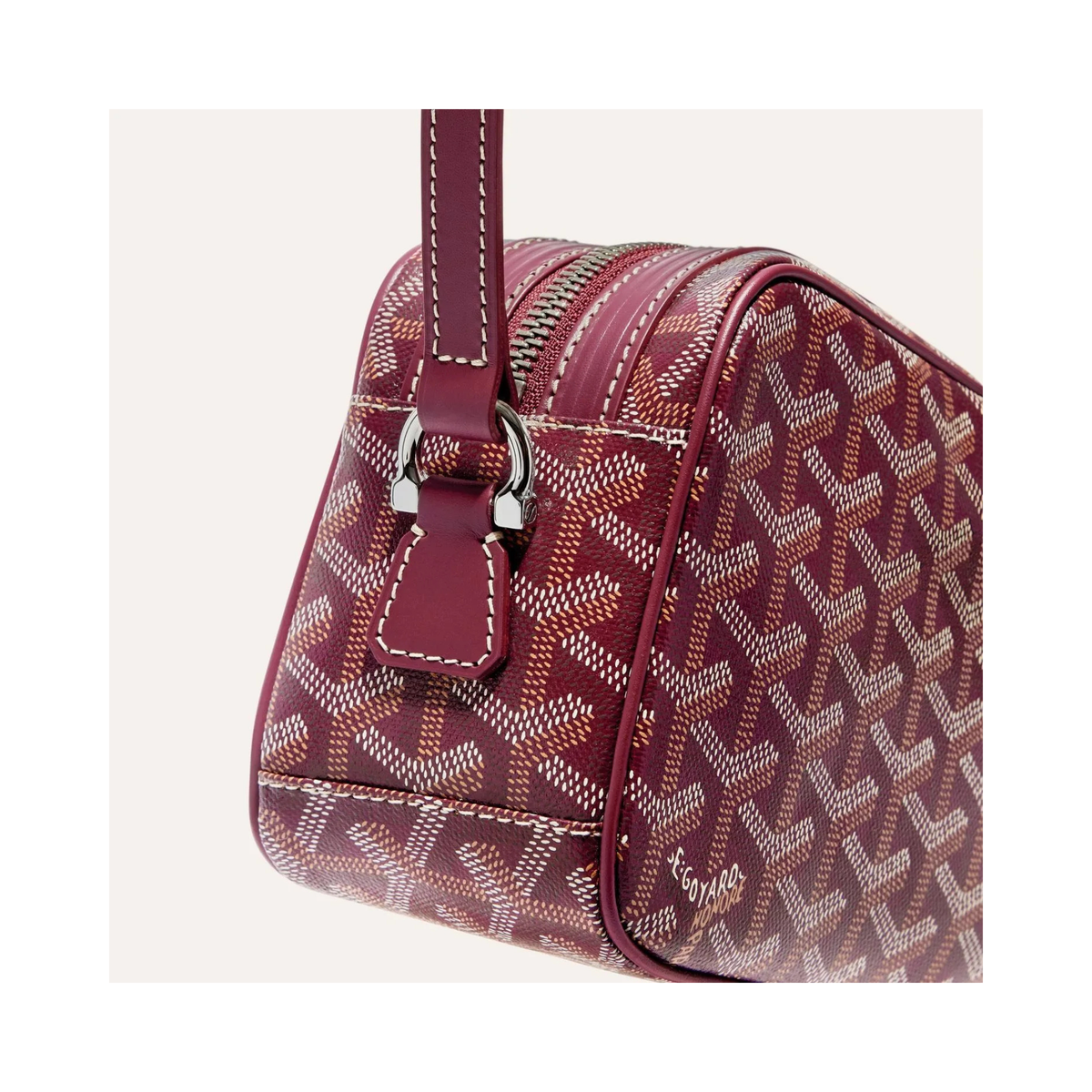 Goyard Cap-Vert PM Burgundy Crossbody Bag