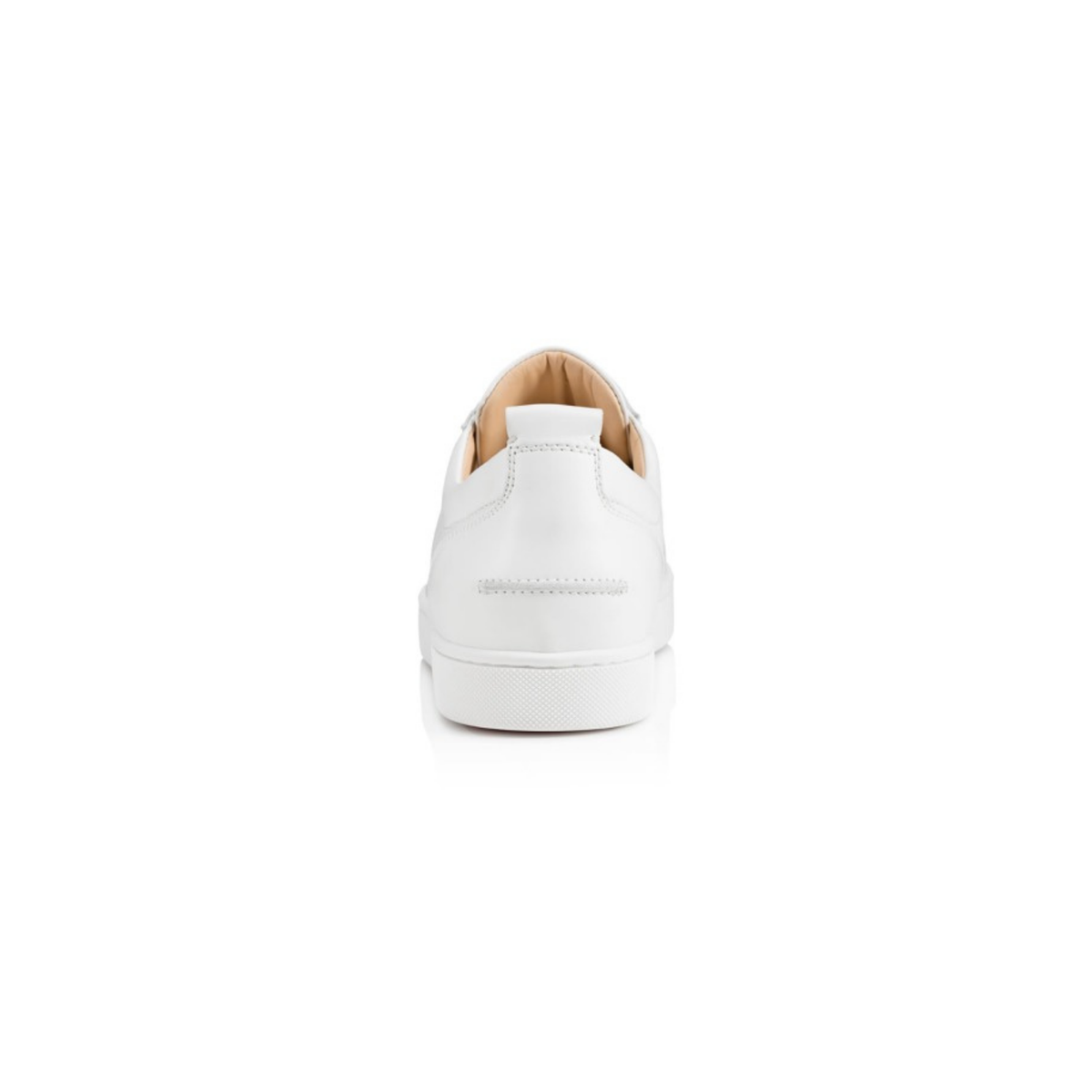 Christian Louboutin Louis Junior White Leather Sneakers