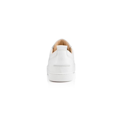Christian Louboutin Louis Junior White Leather Sneakers