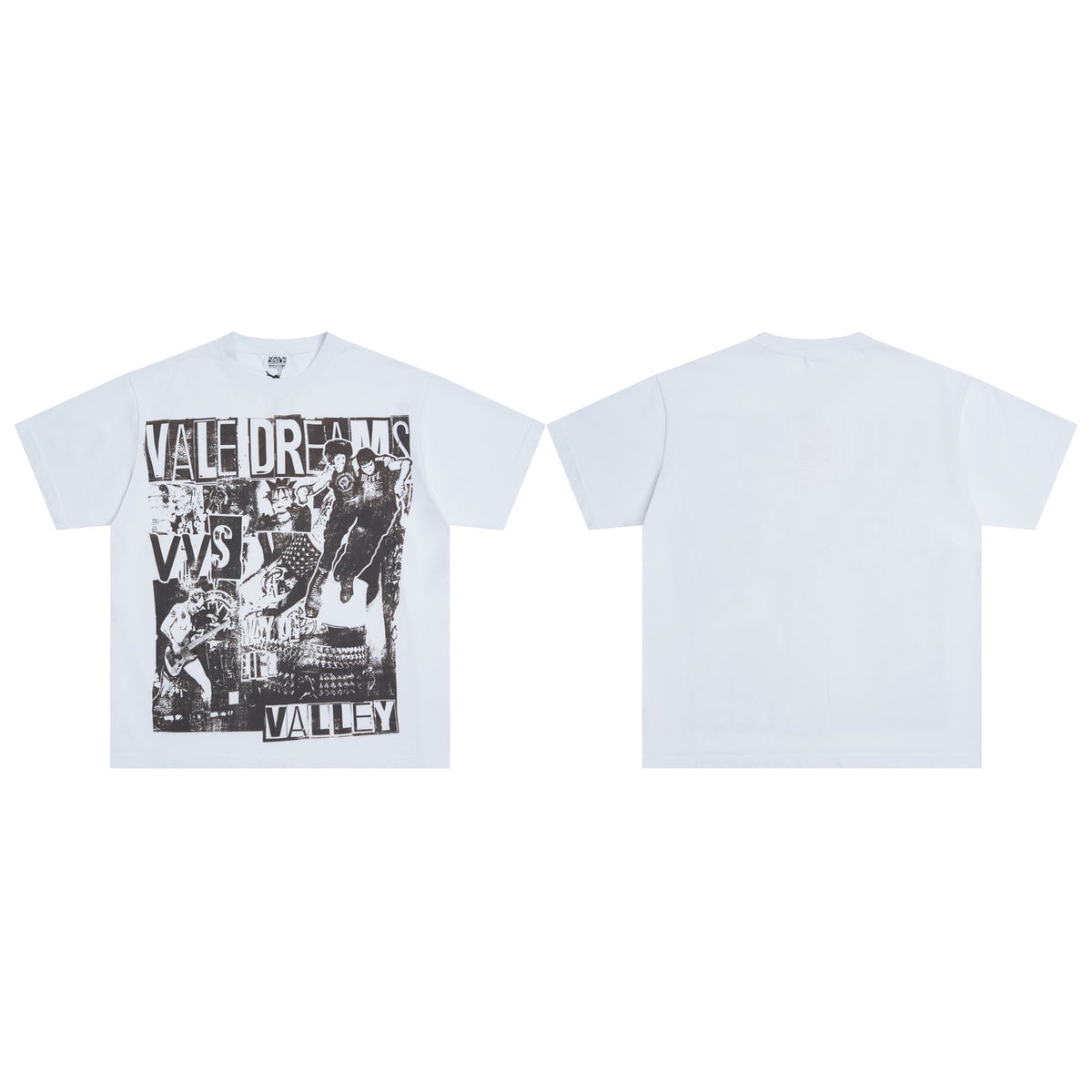 Valeforever Vale T Shirts White Ink DTG