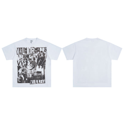 Valeforever Vale T Shirts White Ink DTG
