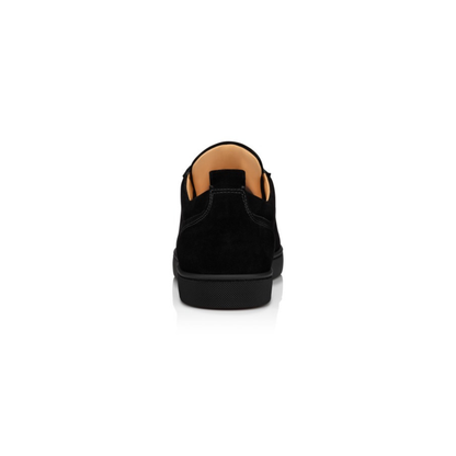 Christian Louboutin Louis Junior Black Suede Sneakers