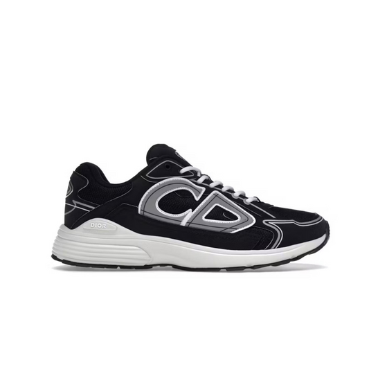 Dior B30 Black Mesh White Sole Sneakers