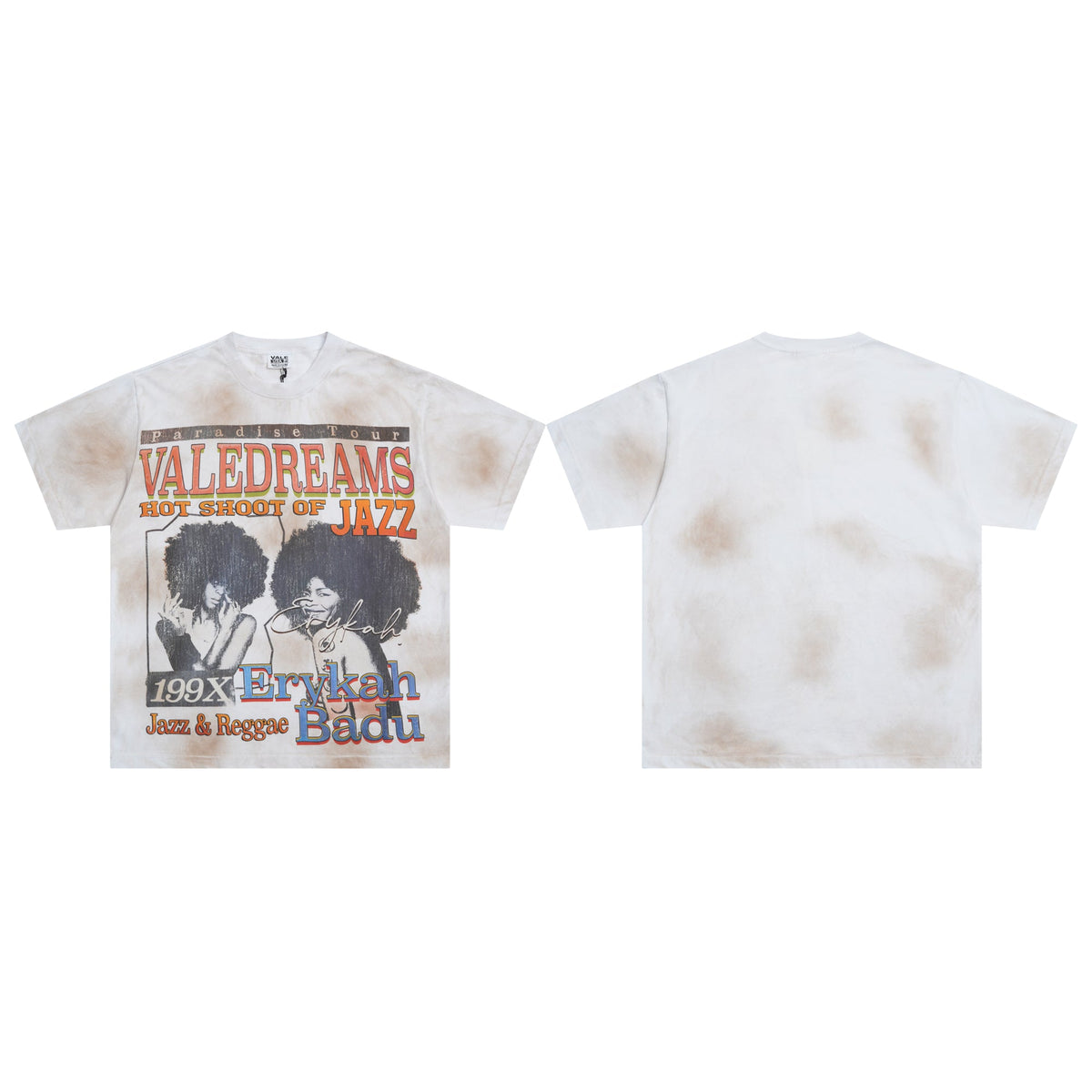 Valeforever Vale T Shirts White Ink DTG Wash Water Ma Liu