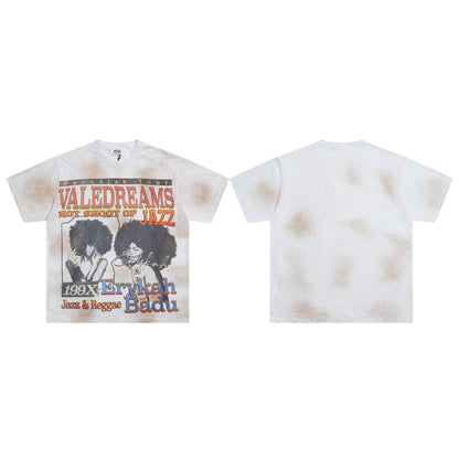 Valeforever Vale T Shirts White Ink DTG Wash Water Ma Liu