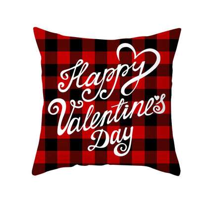 Valentine 'S Day Pillow Covers 4 Piece Random Styles Together, Home Festival Gift Pillow Cushion Cover