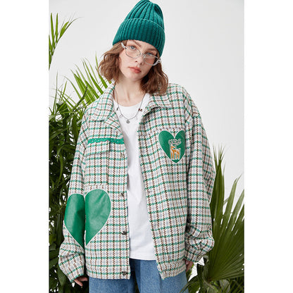Valentine's Day Jacket Love Pattern Youth Coat Male