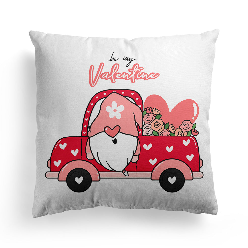 Valentine 'S Day Pillow Covers 4 Piece Random Styles Together, Car Love Pillow Cushion Cover