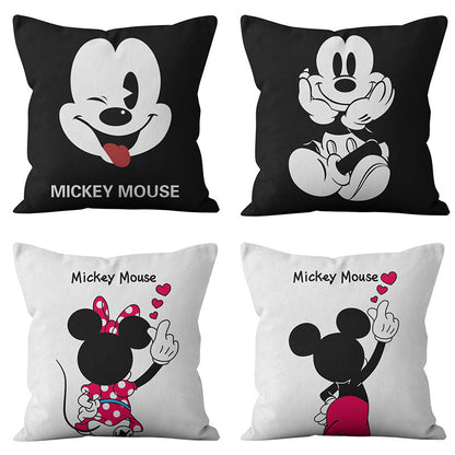 Valentine 'S Day Pillow Covers 4 Piece Random Styles Together, Cute Cartoon Couple Pillow Cover