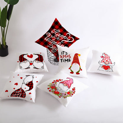 Valentine 'S Day Pillow Covers 4 Piece Random Styles Together, Home Festival Gift Pillow Cushion Cover
