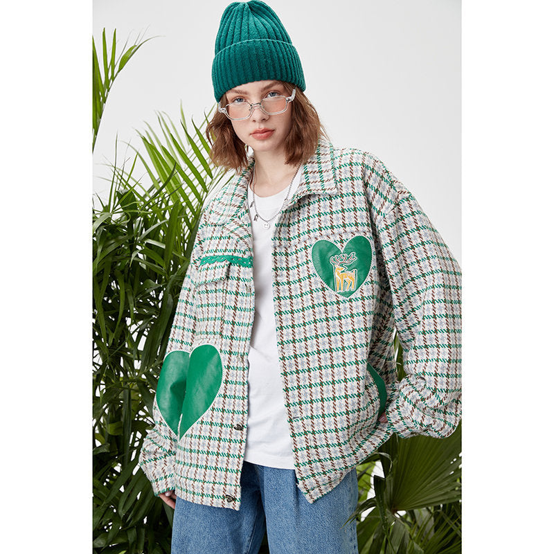 Valentine's Day Jacket Love Pattern Youth Coat Male