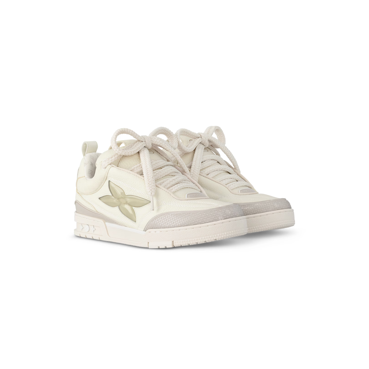 Louis Vuitton Skate Trainer Beige White Sneakers