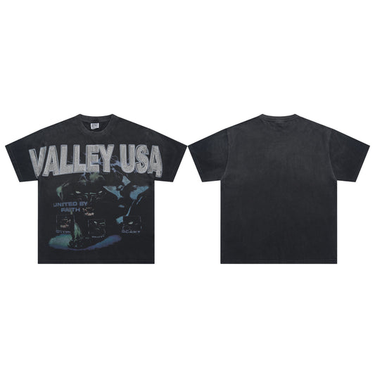Valeforever Vale T Shirts Direct Injection Hotfix rhinestones Short Sleeves