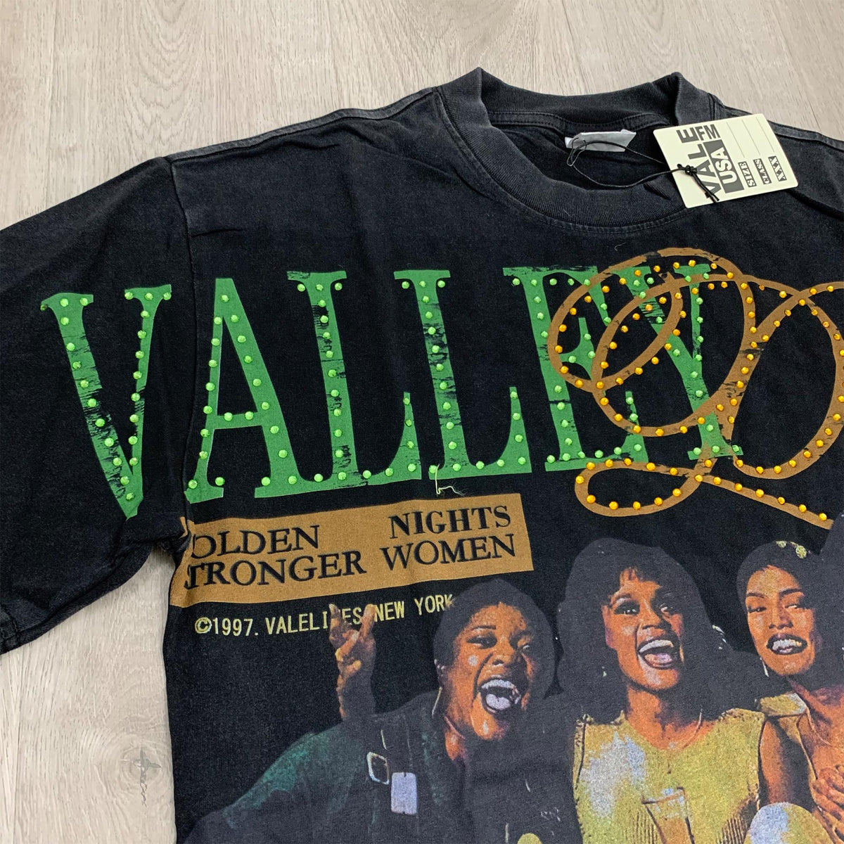 Valeforever Vale T Shirts Direct Injection Hotfix rhinestones Fashion Short Sleeves