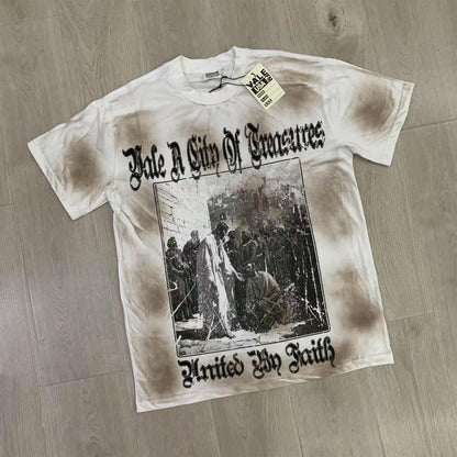 Valeforever Vale T Shirts Wash Water Maliu Fashion Short Sleeve