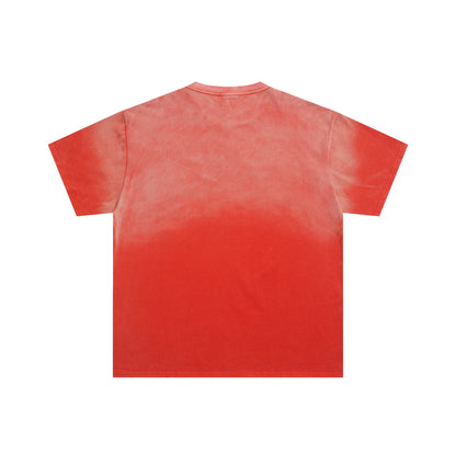 Valeforever Vale T Shirts Hotfix rhinestones Splicing Wash Water Ma Liu Fried Salt Short Sleeve