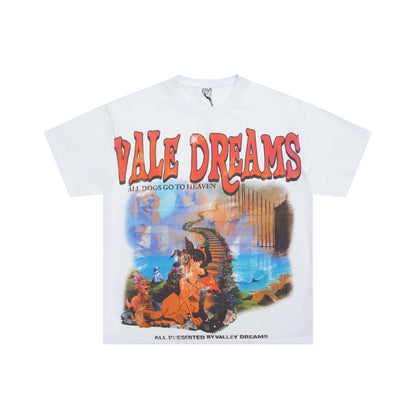 Valeforever Vale T Shirts Hotfix rhinestones Cotton