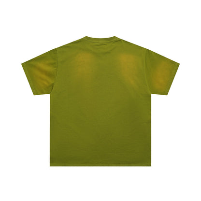 Valeforever Vale T Shirts Hotfix rhinestones Splicing Wash Water Maliu Short Sleeve