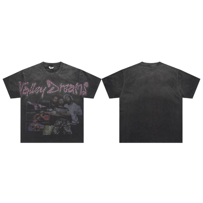 Valeforever Vale T Shirts Hot Diamond Fashion Short Sleeves