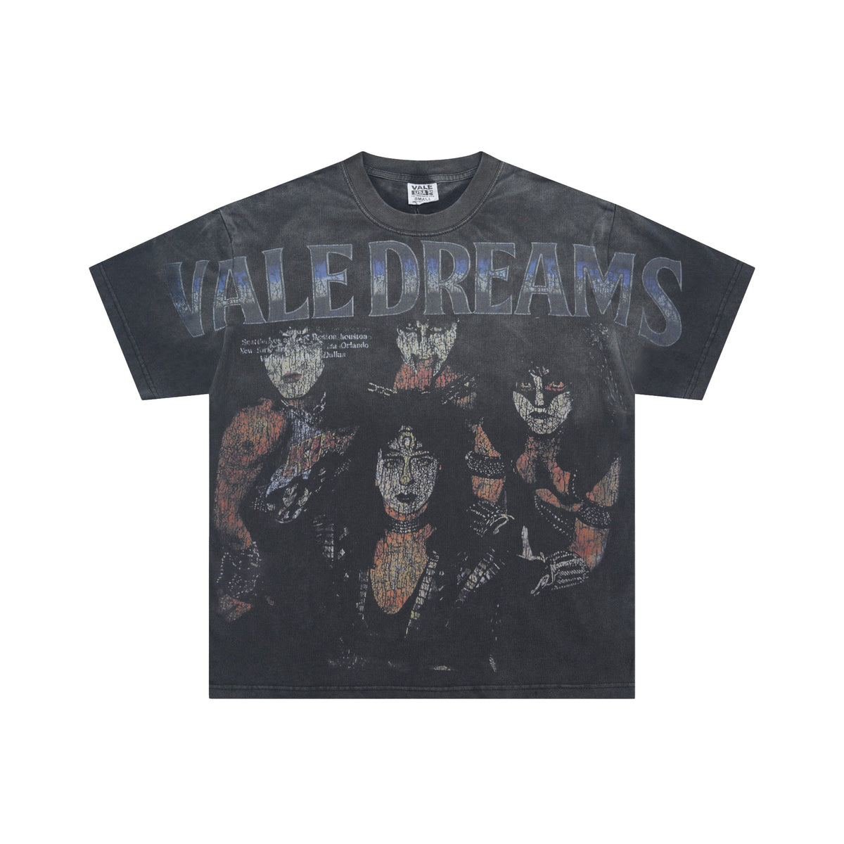 Valeforever Vale T Shirts White Ink DTG Short Sleeves