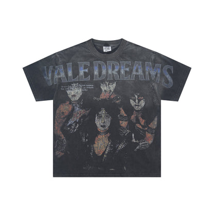 Valeforever Vale T Shirts White Ink DTG Short Sleeves