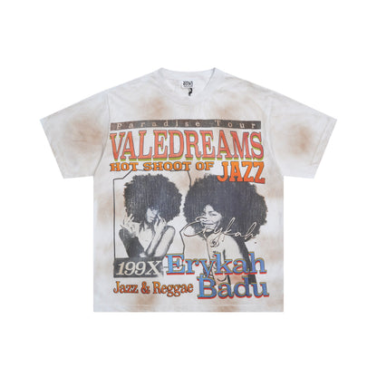 Valeforever Vale T Shirts White Ink DTG Wash Water Ma Liu
